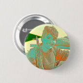Koerdische JPJ Vighter 3 art. 2 Ronde Button 5,7 Cm (Voorkant /achterkant)