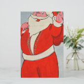 Koerdische kerstman briefpapier (Staand voorkant)