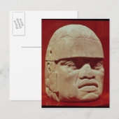 Koerdische kop, Olmec Briefkaart (Voorkant / Achterkant)