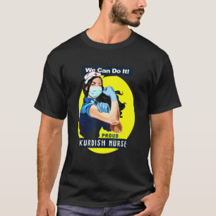 Koerdische trotse eerstelijns werker Rosie Riveter T-shirt