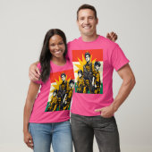 Koerdische vlag actief t-shirt (Unisex)