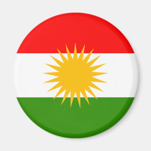 Koerdische vlag magneet