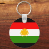 Koerdische vlag sleutelhanger (Voorkant)