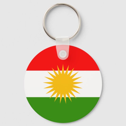 Koerdische vlag sleutelhanger (Voorkant)