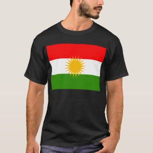 Koerdische vlag t-shirt