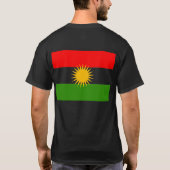 Koerdische vlag t-shirt (Achterkant)