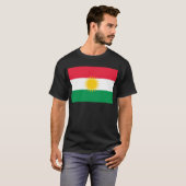 Koerdische vlag t-shirt (Voorkant volledig)