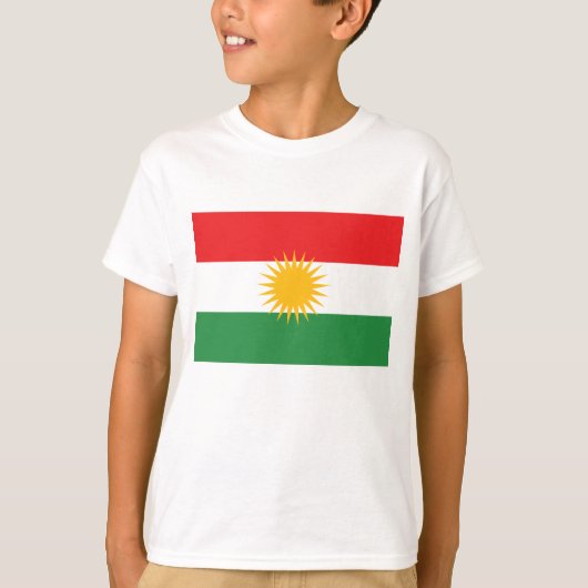 Koerdische vlag t-shirt (Voorkant)
