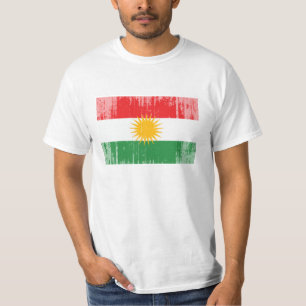 Koerdische vlag t-shirt