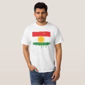 Koerdische vlag t-shirt (Voorkant volledig)