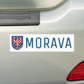 Koerdische wapenschild - CZECHIA Bumpersticker (Op auto)