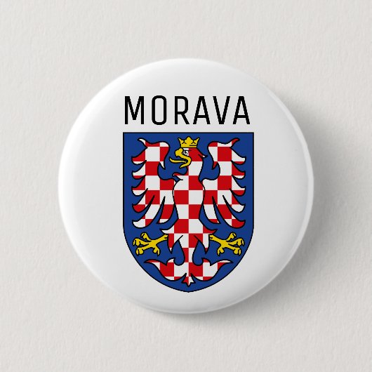 Koerdische wapenschild - CZECHIA Ronde Button 5,7 Cm (Voorkant)