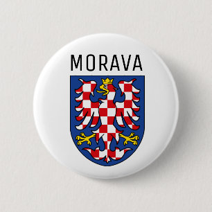 Koerdische wapenschild - CZECHIA Ronde Button 5,7 Cm