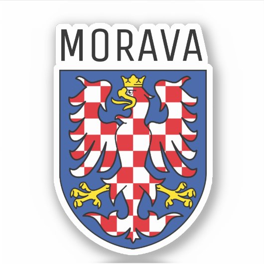 Koerdische wapenschild - CZECHIA Sticker (Voorkant)