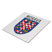 Koerdische wapenschild - CZECHIA Tegeltje (Zijkant)