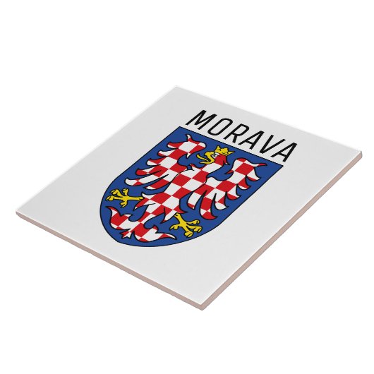 Koerdische wapenschild - CZECHIA Tegeltje (Zijkant)