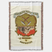 Koerdische wapenschild deken (Voorkant Verticaal)