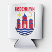 Koerdische wapenschild - DENEMARKEN Blikjeskoeler (Voorkant)