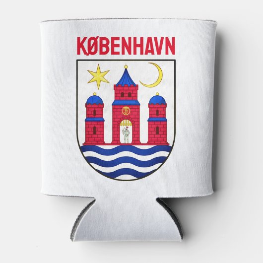 Koerdische wapenschild - DENEMARKEN Blikjeskoeler (Voorkant)