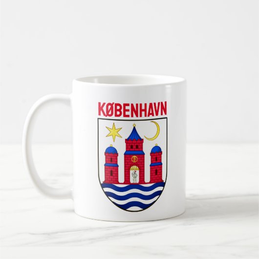Koerdische wapenschild - DENEMARKEN Koffiemok (Links)