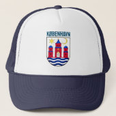 Koerdische wapenschild - DENEMARKEN Trucker Pet (Voorkant)