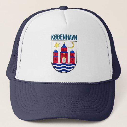 Koerdische wapenschild - DENEMARKEN Trucker Pet (Voorkant)