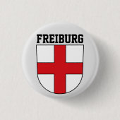 Koerdische wapenschild Freiburg im Breisgau - DUIT Ronde Button 3,2 Cm (Voorkant)
