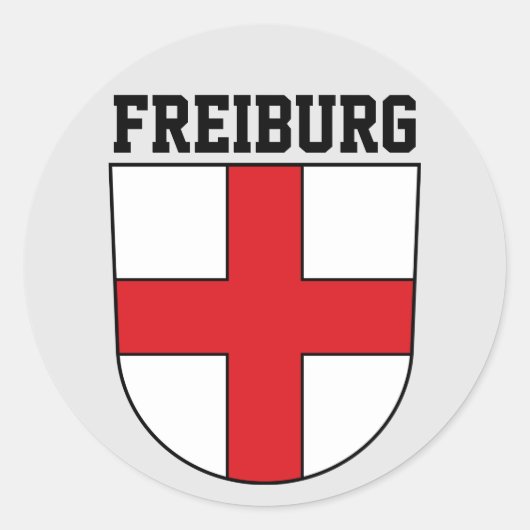 Koerdische wapenschild Freiburg im Breisgau - DUIT Ronde Sticker (Voorkant)
