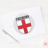 Koerdische wapenschild Freiburg im Breisgau - DUIT Ronde Sticker (Envelop)