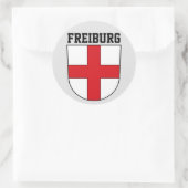 Koerdische wapenschild Freiburg im Breisgau - DUIT Ronde Sticker (Tas)