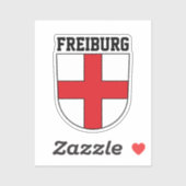 Koerdische wapenschild Freiburg im Breisgau - DUIT Sticker (Vel)