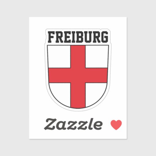 Koerdische wapenschild Freiburg im Breisgau - DUIT Sticker (Vel)