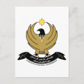 Koerdische wapenstilstand briefkaart (Voorkant)