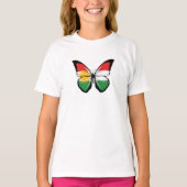 Koerdistan Butterfly Vlag T-shirt (Voorkant)