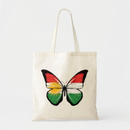 Koerdistan Butterfly Vlag Tote Bag
