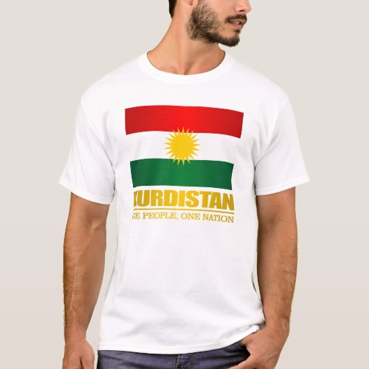 Koerdistan (één volk, één natie) t-shirt (Voorkant)