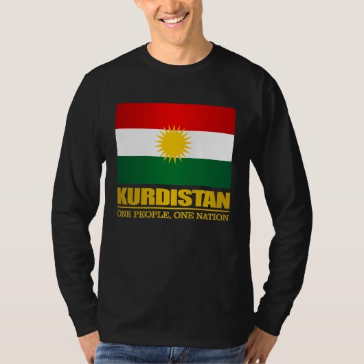 Koerdistan (één volk, één natie) t-shirt (Voorkant)