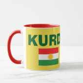 Koerdistan Flag Coffee Mok (Links)