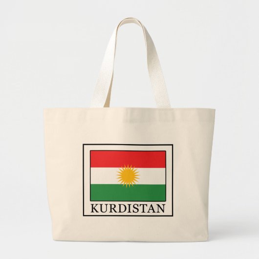 Koerdistan Grote Tote Bag (Voorkant)