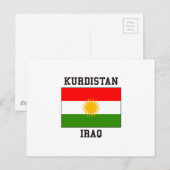 Koerdistan Irak Briefkaart (Voorkant / Achterkant)