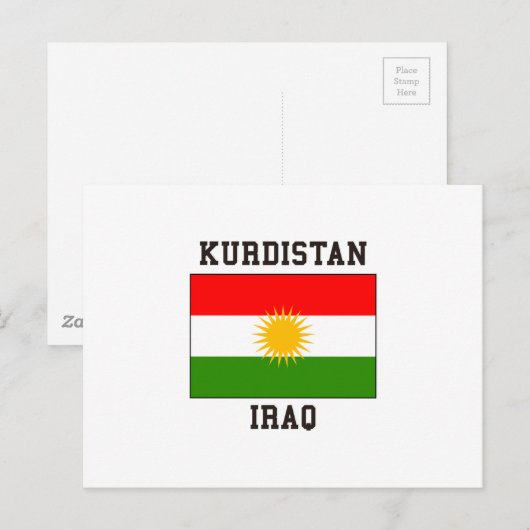 Koerdistan Irak Briefkaart (Voorkant / Achterkant)