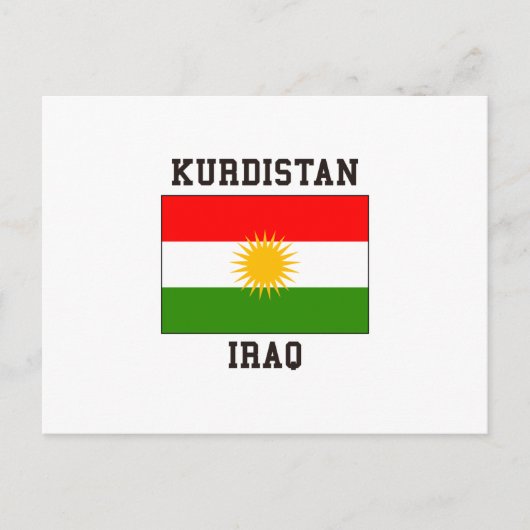 Koerdistan Irak Briefkaart (Voorkant)