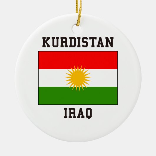 Koerdistan Irak Keramisch Ornament (Voorkant)