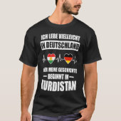 Koerdistan Kurdi Kurde Rojava T-shirt (Voorkant)