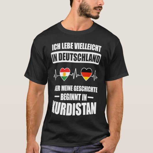 Koerdistan Kurdi Kurde Rojava T-shirt (Voorkant)