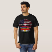 Koerdistan Kurdish US American USA United States T T-shirt (Voorkant volledig)