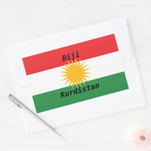 Koerdistan levend sticker (Envelop)