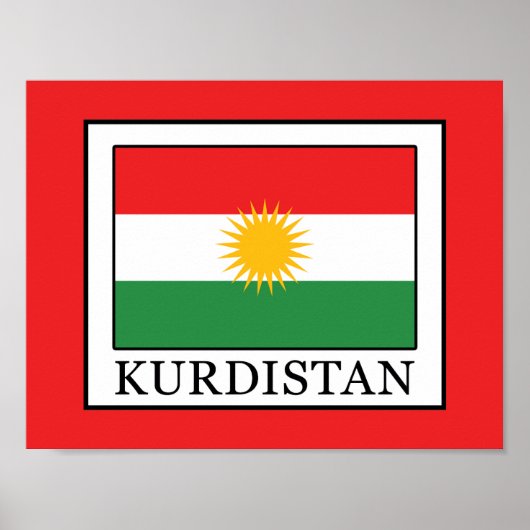 Koerdistan Poster (Voorkant)