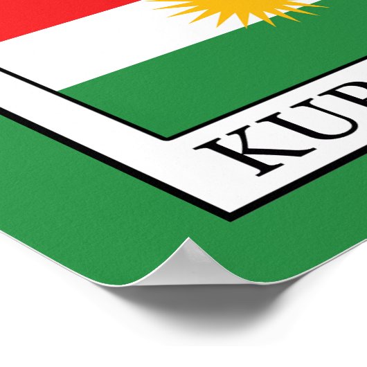 Koerdistan Poster (Hoek)