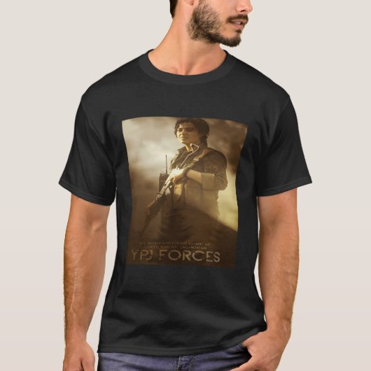 Koerdistan Rojava YPG YPJ T-shirt (Voorkant)